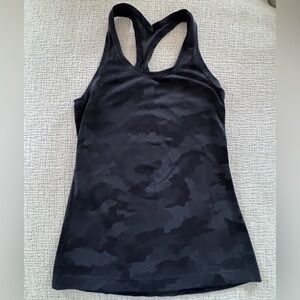 lululemon athletica Black Camo Racerback Tank
